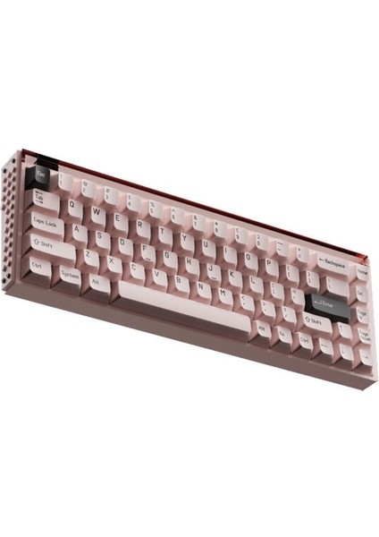 MADE68 Pro+ Pink Light %65 Ttc Purple Heart Kom Manyetik Switch 8k Hz Hall Effect Hotswap Rgb Ingilizce Mekanik Gaming Klavye fiyatları