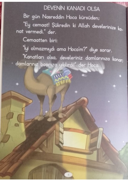 Nasreddin Hoca Fıkraları-Devenin Kanadı Olsa fırsatları
