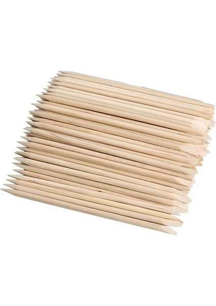 Portakal Çubuğu Ahşap Et Itici 100'LÜ Manikür Çubuğu fiyatları