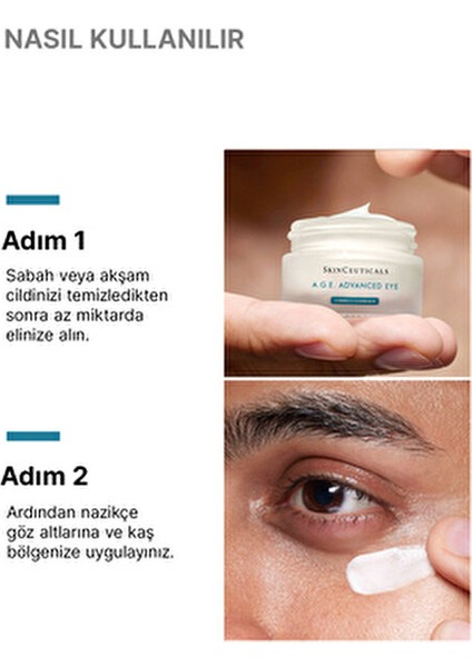 A.G.E Advanced Eye 15 ml Göz Kremi Kavanoz Ambalajlı Tüm Cilt Tiplerine Uygun
