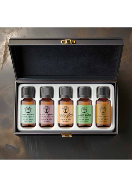 Stres Düşmanı Sabah Başlangıç 5'li Aromaterapi Seti 10 ml