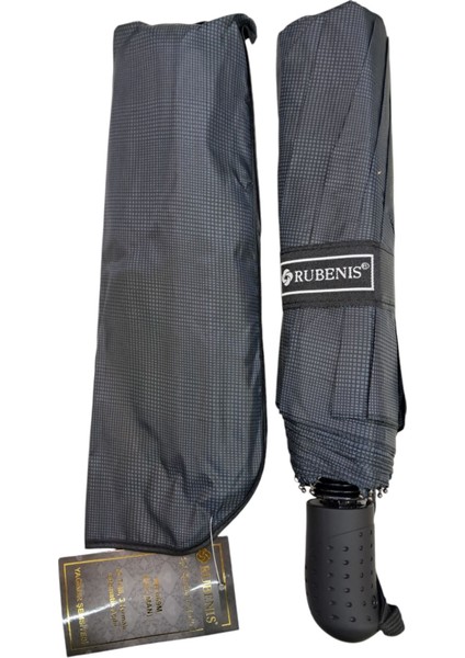 Renkli 10 Telli 3 Kırmalı Otomatik Şemsiye, Şık ve Kullanışlı Tasarım