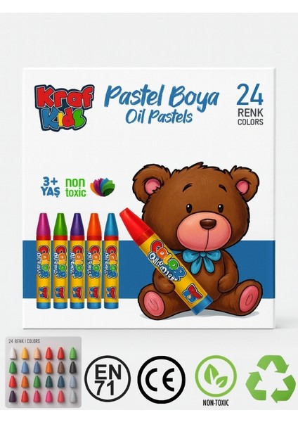 Kids Pastel Boya Seti 24'lü