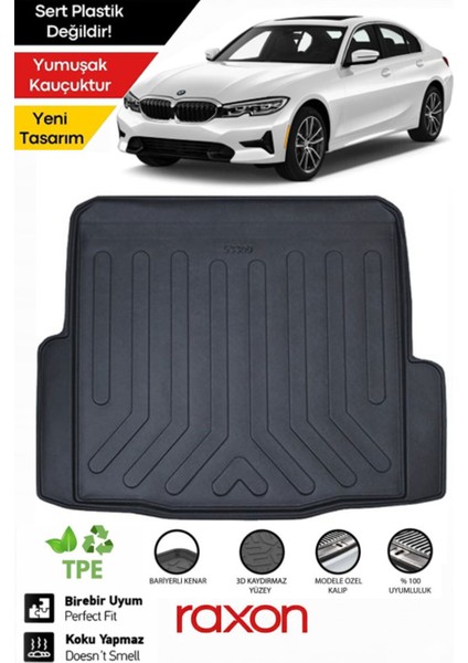 Bmw 3 Serisi G20 2023 Bagaj Havuzu – Kaymaz, Yüksek Kenar, Kokusuz Tam Uyumlu