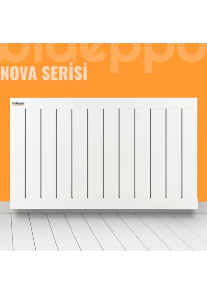 Nova Serisi Yükseklik 60 cm Genişlik 30 Dilim (254 Cm) Alüminyum Radyatör