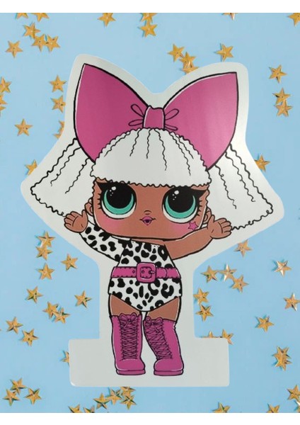 Ayaklı Pano Lol Bebek Diva 50X30 cm Doğum Günü Masa Dekoru Oda Süsü modelleri