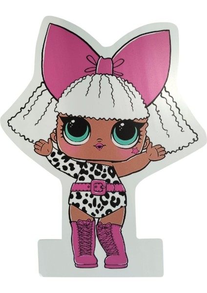 Ayaklı Pano Lol Bebek Diva 50X30 cm Doğum Günü Masa Dekoru Oda Süsü fırsatları