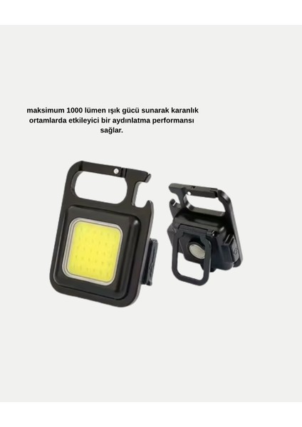 USB Type-C Şarjlı Mini Fener – Manyetik Katlanabilir ve Şişe Açacaklı Tasar? - SB001M-47YN2 indirimleri