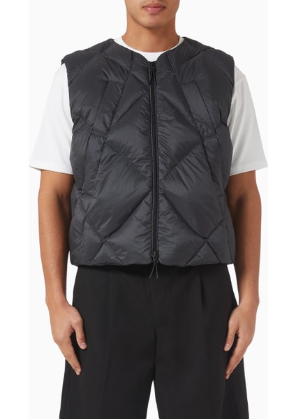 About Blank Diamond-Quilted Down Gilet Erkek Yelek
