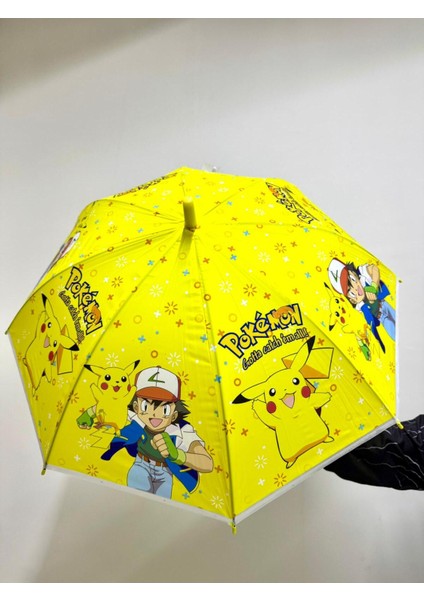 Renkli Çocuk Şemsiye, Unisex, Kaliteli ve Eğlenceli Tasarım