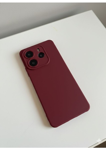 Xiaomi Redmi Note 14 4g Kılıf Lansman Kamera Korumalı Içi Kadife Yumuşak Renkli Silikon Mat Hissiyat