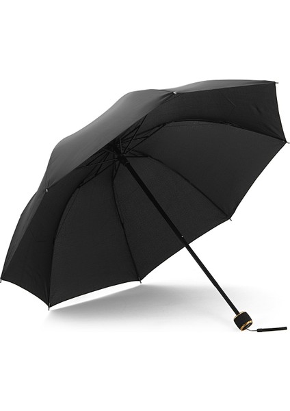 Şık Siyah 8 Tellı Yarasa Model Manuel Şemsiye, Dayanıklı ve Pratik Tasarım fiyatları