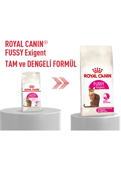 Fussy Exigent Seçici Kediler Için Kuru Kedi Maması 400g