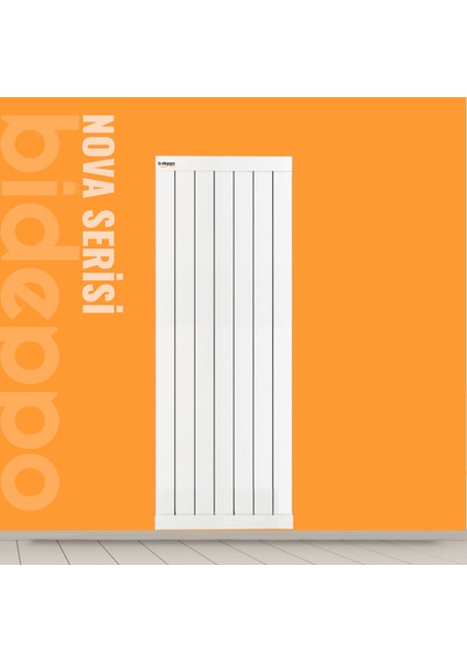 Nova Serisi Yükseklik 180 cm Genişlik 20 Dilim (169 Cm) Alüminyum Radyatör