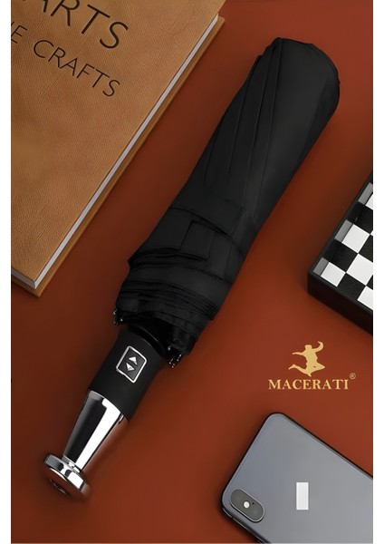 Otomatik Lüx Fiber Tel Şemsiye - Şık ve Kaliteli Açma Kapama Özelliği