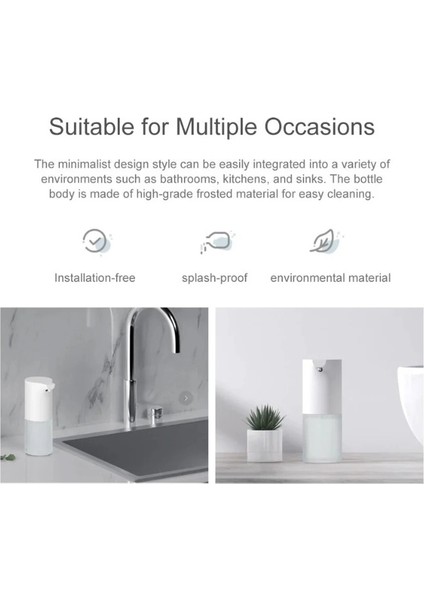 Elite Mi Otomatik Köpük Sabun Makinası Sensörlü - Ürüne Sıvı Sabun Haznesi Dahildir indirimleri