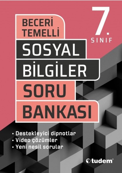 Tudem Yayınları 7. Sınıf Sosyal Bilgiler Beceri Temelli Soru Bankası fiyatları