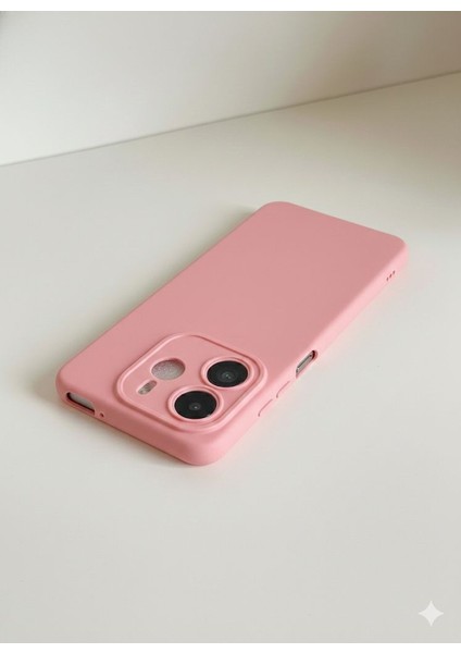 Xiaomi Redmi Note 14 4g Kılıf Lansman Kamera Korumalı Içi Kadife Yumuşak Renkli Silikon Mat Hissiyat