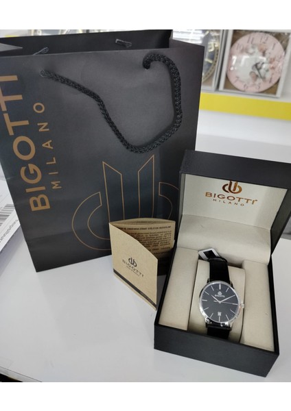 Bıgottı Erkek Kol Saati Deri modelleri