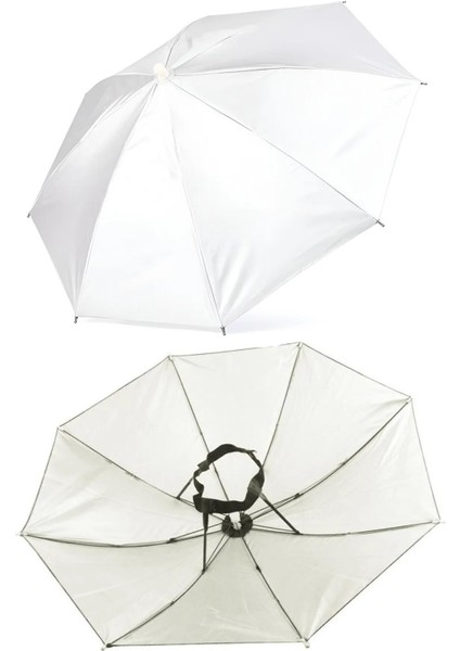 Yazlık Kafa Şemsiyesi, Gölgelik ve Plaj Koruyucu, Beyaz Renk modelleri