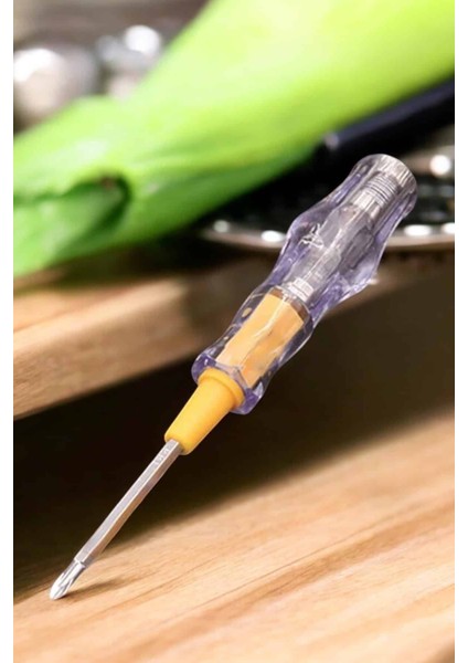 Test Cihazı Kontrol Kalemi Çift Başlıklı Şeffaf Elektrik Testi - SB001M-47TWR1 fırsatları