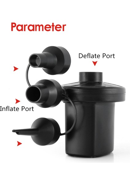 220V Çakmaklık Elektrikli Şişme Yatak Pompası Bot Simit Şişme Koltuk Deniz Yatağı