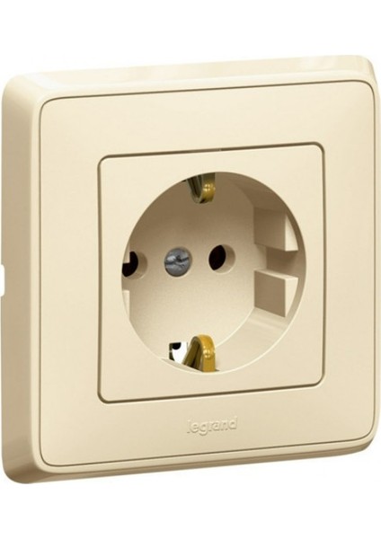 Cariva Bej Topraklı Priz Çerçeveli 5 Adet