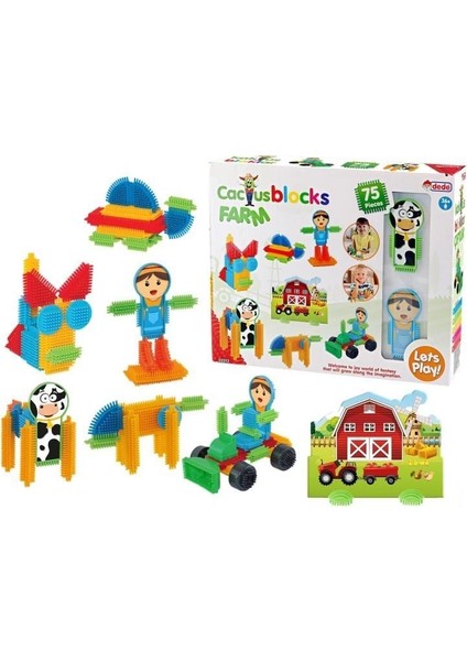 Dede Kaktüs Bloklar Çiftlik 75 Parça fiyatları