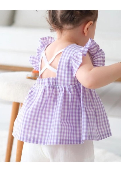 Cherry Ekose Kiraz Detaylı Kız Bebek Ikili Takım fiyatları