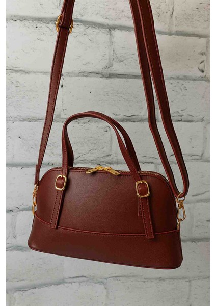 Bordo Renk A+ Kalite Mini Omuz & El Çantası – Şık, Zarif ve Günlük Kullanıma Uygun