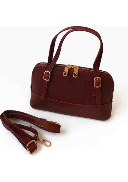 Bordo Renk A+ Kalite Mini Omuz & El Çantası – Şık, Zarif ve Günlük Kullanıma Uygun fiyatları