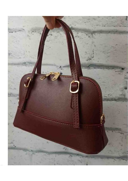 Bordo Renk A+ Kalite Mini Omuz & El Çantası – Şık, Zarif ve Günlük Kullanıma Uygun modelleri