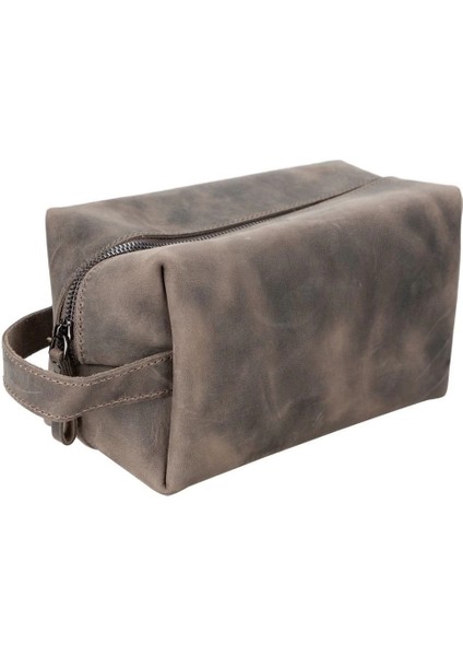 Deri Bakım ve Seyahat Çantası, L Beden, Antik Koyu Kahve indirimleri