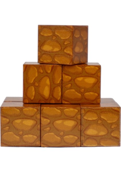 Megacraft 9 Parça Kahverengi Taş Blok fırsatları