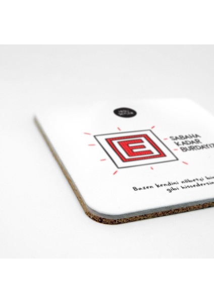 Sabaha Kadar Burdayız 2'li Bardak Altlığı Seti fiyatları