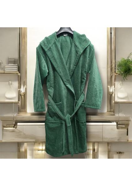 Kadife Kapüşonlu Bornoz %100 Pamuk fiyatları