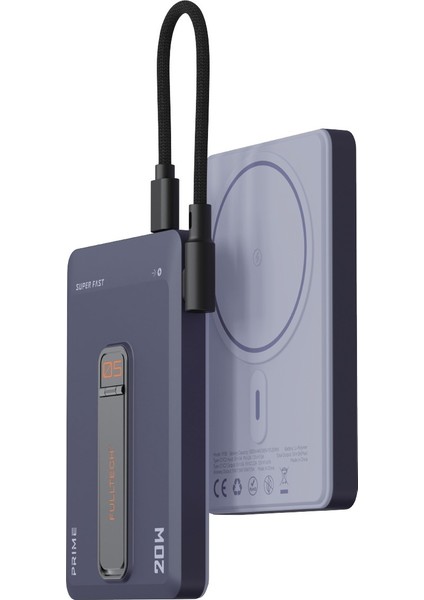 FP38 5000 Mah Magsafe Kablosuz Powerbank | 20W Pd Hızlı Şarj, Manyetik Tutucu, Dahili Usb-C Kablo, Çift Çıkışlı Kompakt Tasarım fırsatları