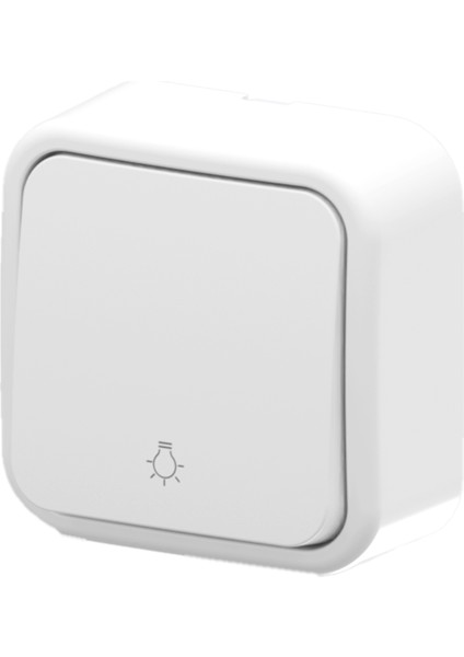 Aria Beyaz Sıva Üstü Light Anahtar 25 01 1000 205