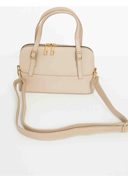 Krem Renk A+ Kalite Mini Omuz & El Çantası – Şık, Zarif ve Günlük Kullanıma Uygun