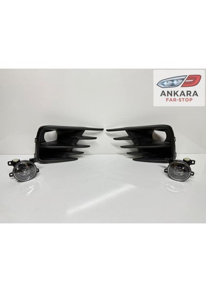 Honda City 2021 - 2024 Sis Lamba Takımı ve Sis Kapak Takımı (Ön Takım Sağ - Sol 2 Sis - 2 Kapak)