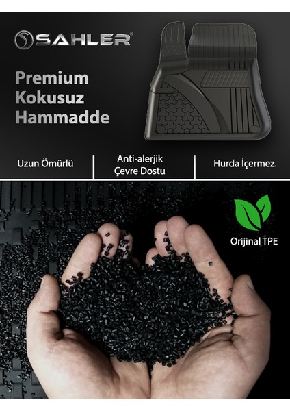 Bmw 5 Serisi G30 2017-2023 Uyumlu Sahler Araca Özel 4.5D Havuzlu Oto Paspas - G30