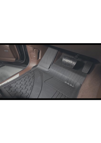 Porsche Cayenne 2018+ Lux Seri Sahler 4.5D Araca Özel Havuzlu Oto Paspas - Cayenne