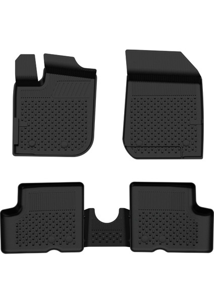 Dacia Duster 4x2 2010-2013 Uyumlu Sahler Araca Özel 4.5D Havuzlu Oto Paspas - Duster