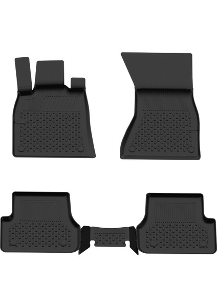 AUDI A4 2008-2015 Uyumlu Sahler Araca Özel 4.5D Havuzlu Oto Paspas - AUDI A4