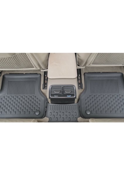 AUDI A4 2008-2015 Uyumlu Sahler Araca Özel 4.5D Havuzlu Oto Paspas - AUDI A4 modelleri