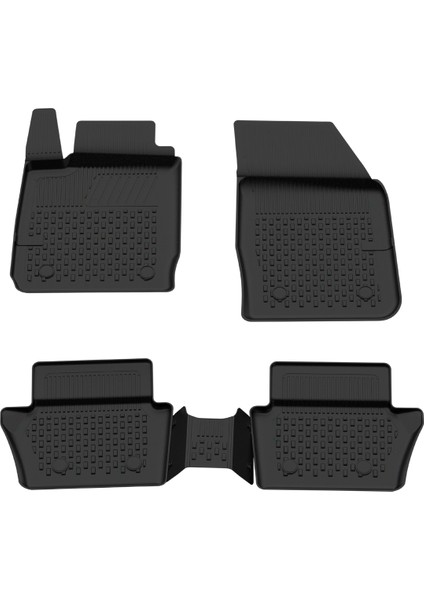 Ford Fiesta 7 2009-2017 Uyumlu Sahler Araca Özel 4.5D Havuzlu Oto Paspas - Fiesta