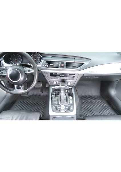 AUDI A7 (C7) 2010-2018 Uyumlu Sahler Araca Özel 4.5D Havuzlu Oto Paspas - AUDI A7