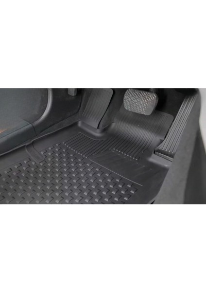 Mercedes C Serisi 2007-2014 Uyumlu SAHLER Araca Özel Bej 4.5D Havuzlu Oto Paspas - Mercedes W204 modelleri