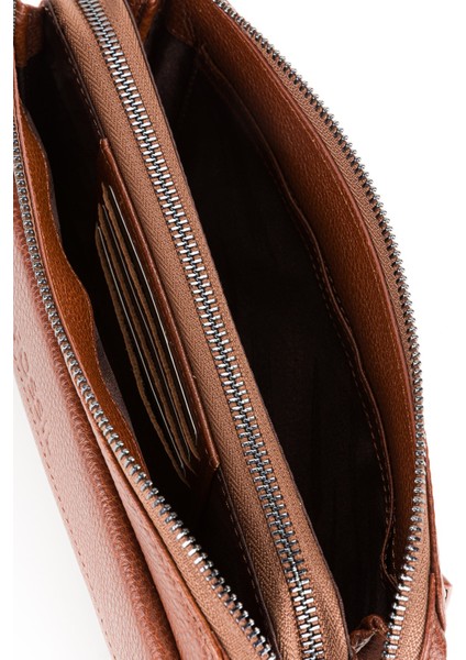 %100 Hakiki Deri Özel Tasarım El Çantası Portföy Traş Çantası