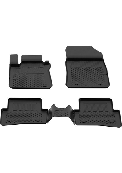 Renault Clio 3 2005-2012 Uyumlu SAHLER Araca Özel 4.5D Havuzlu Oto Paspas - Clio 3